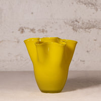 Vintage Yellow Murano-Style Vase