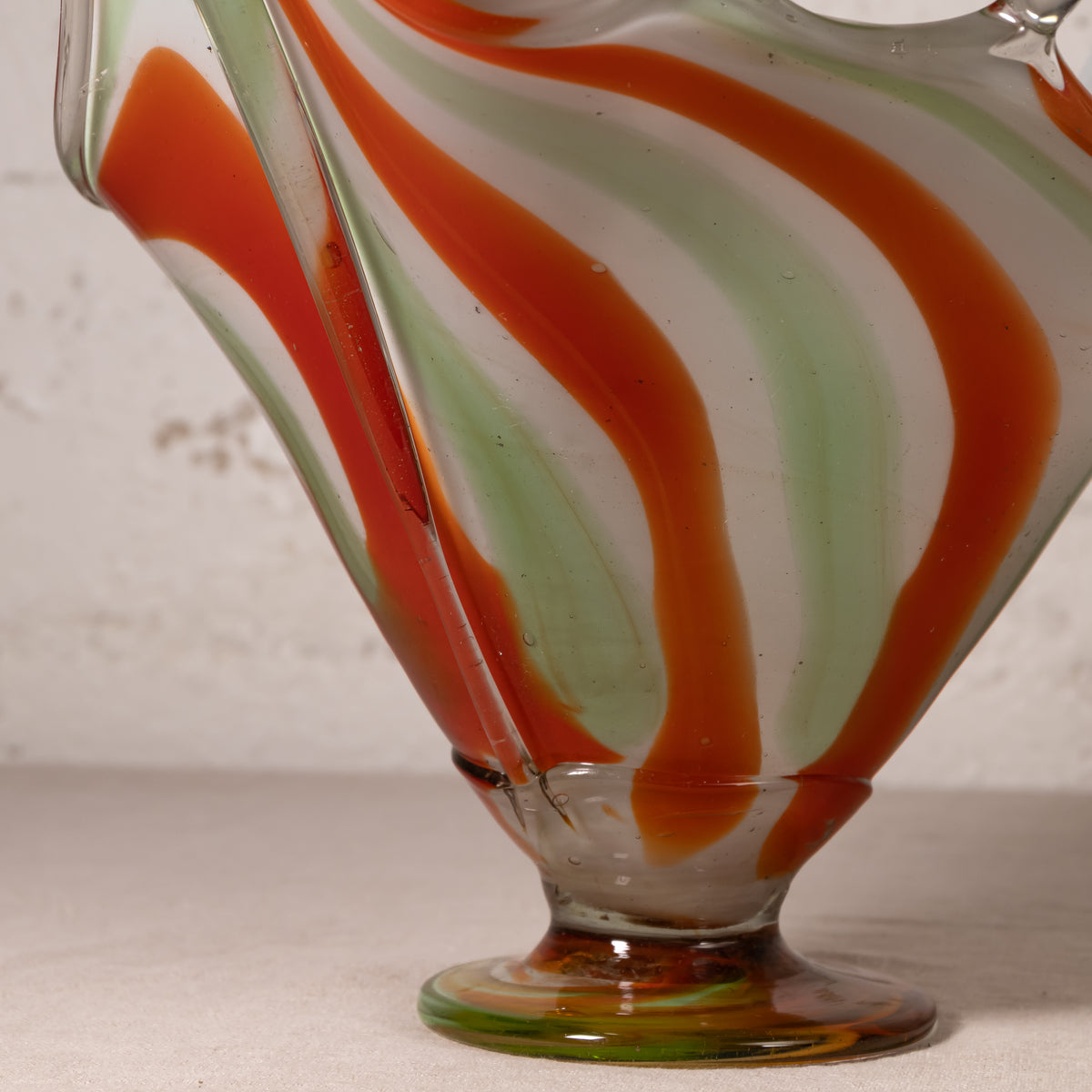 Colorful Hand-Blown Glass Bowl
