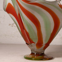 Colorful Hand-Blown Glass Bowl