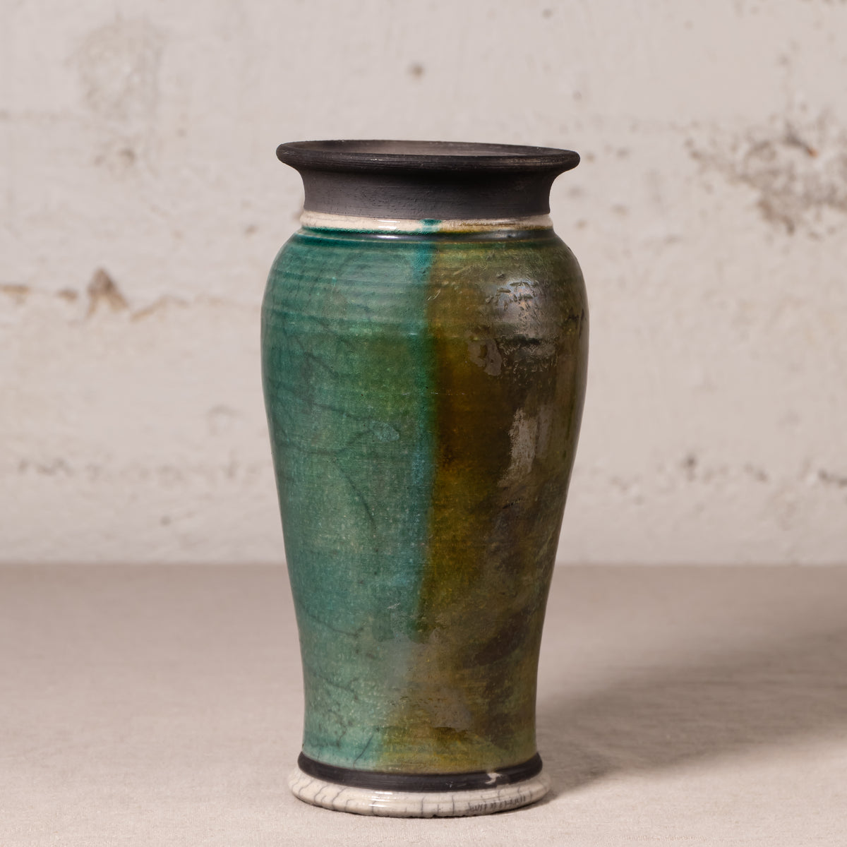 Emerald Glazed Vase