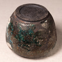 Earth & Moss Glazed Ceramic Vessel
