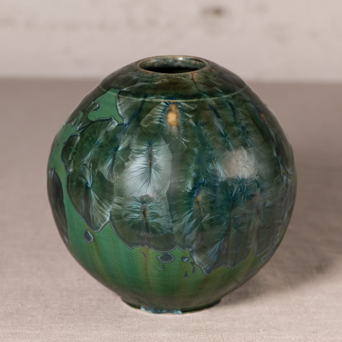 Jade Crystalline Vase
