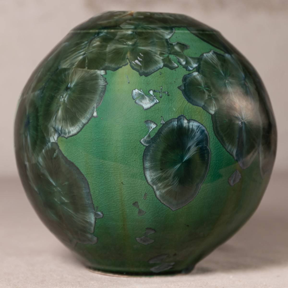 Jade Crystalline Vase