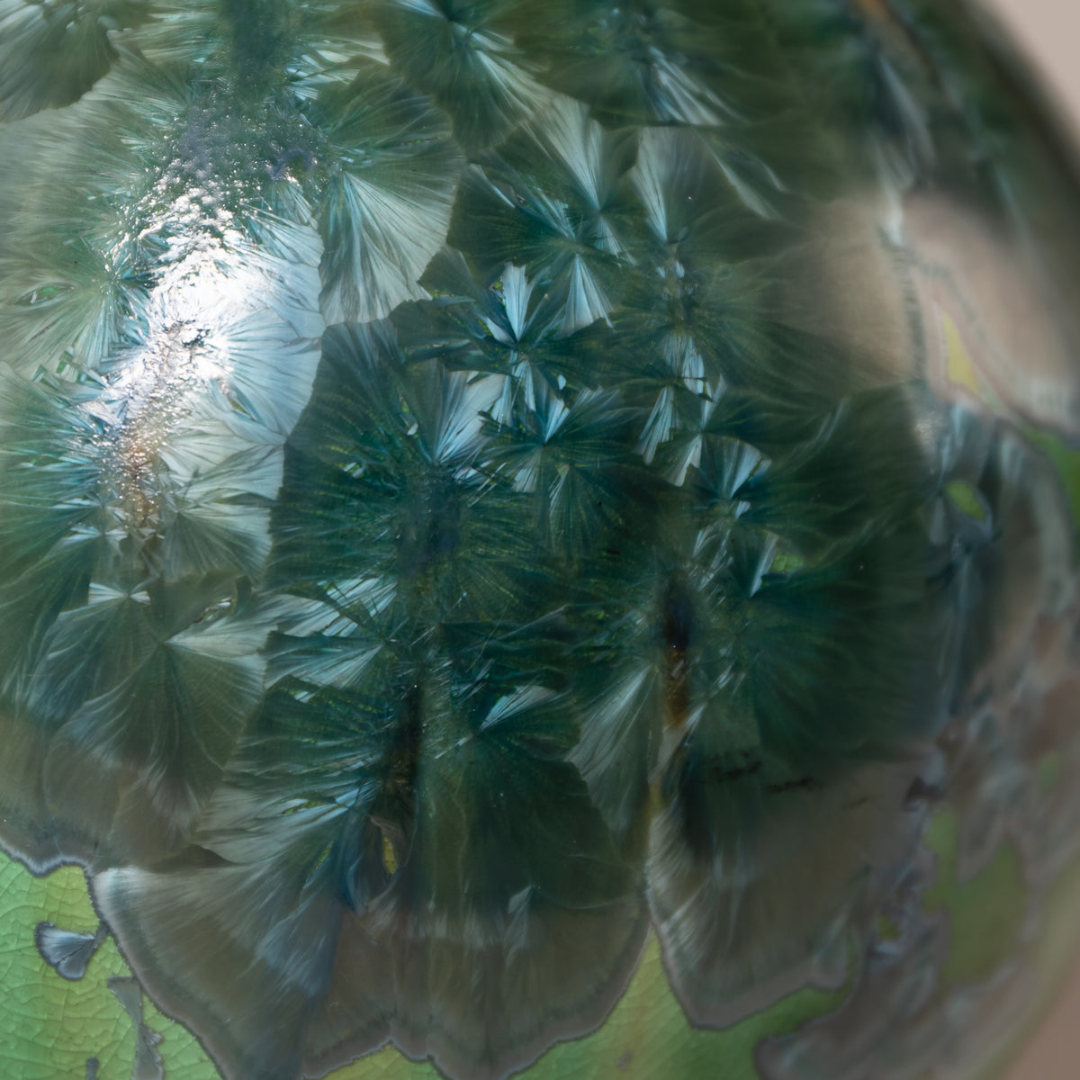 Jade Crystalline Vase