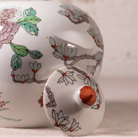Peacock Famille Rose Porcelain Vase