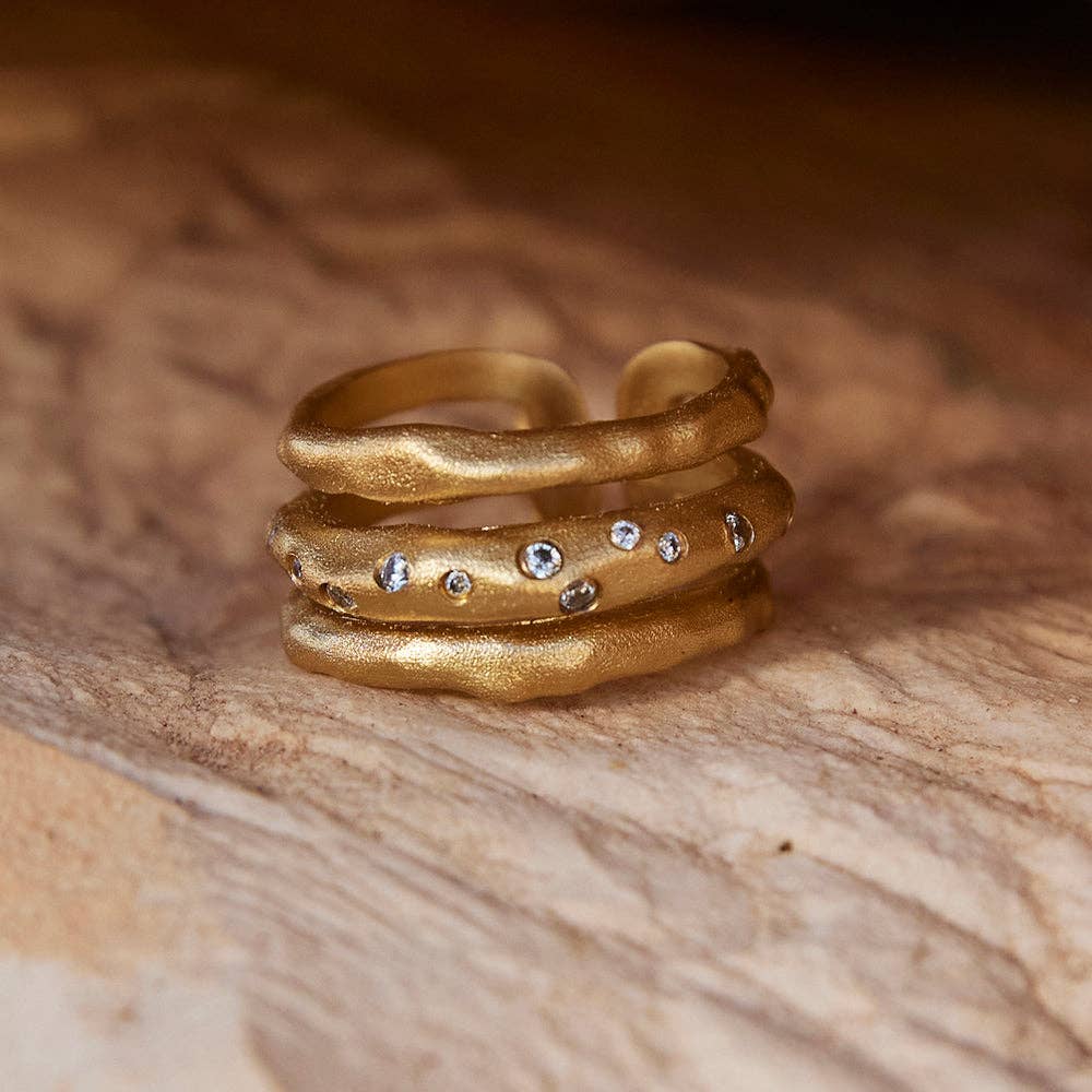 Iris Ring Agapée Jewelry Modern Nomad Home decor store Denver CO Colorado
