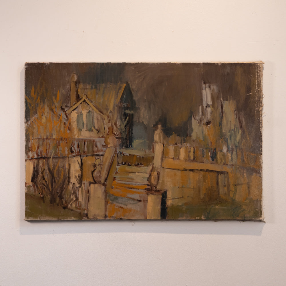 J. Woodson Expressionist Oil