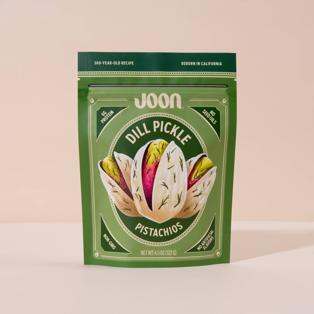 Joon Dill Pickle Pistachios - 4.5oz Resealable Bag Joon Modern Nomad Home decor store Denver CO Colorado