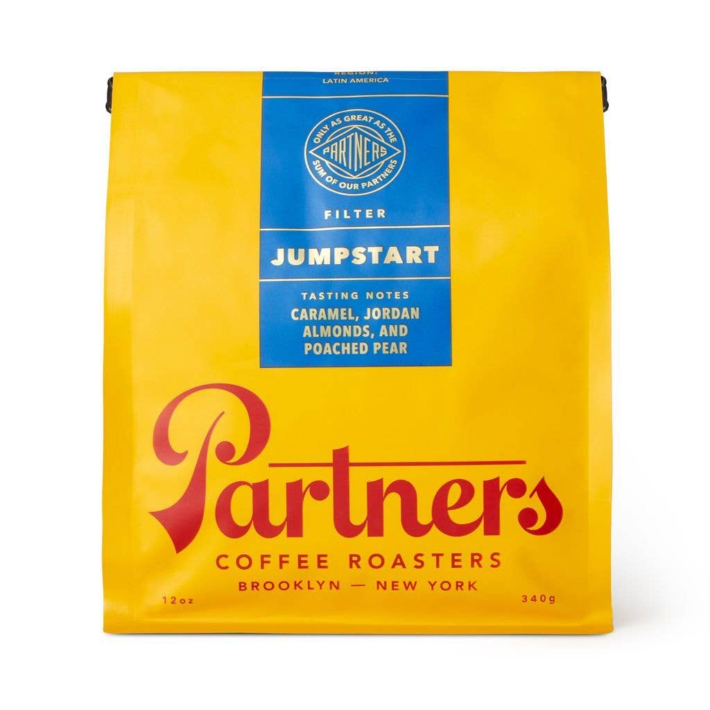 Jumpstart Whole Bean Coffee product photo (front view) with no background