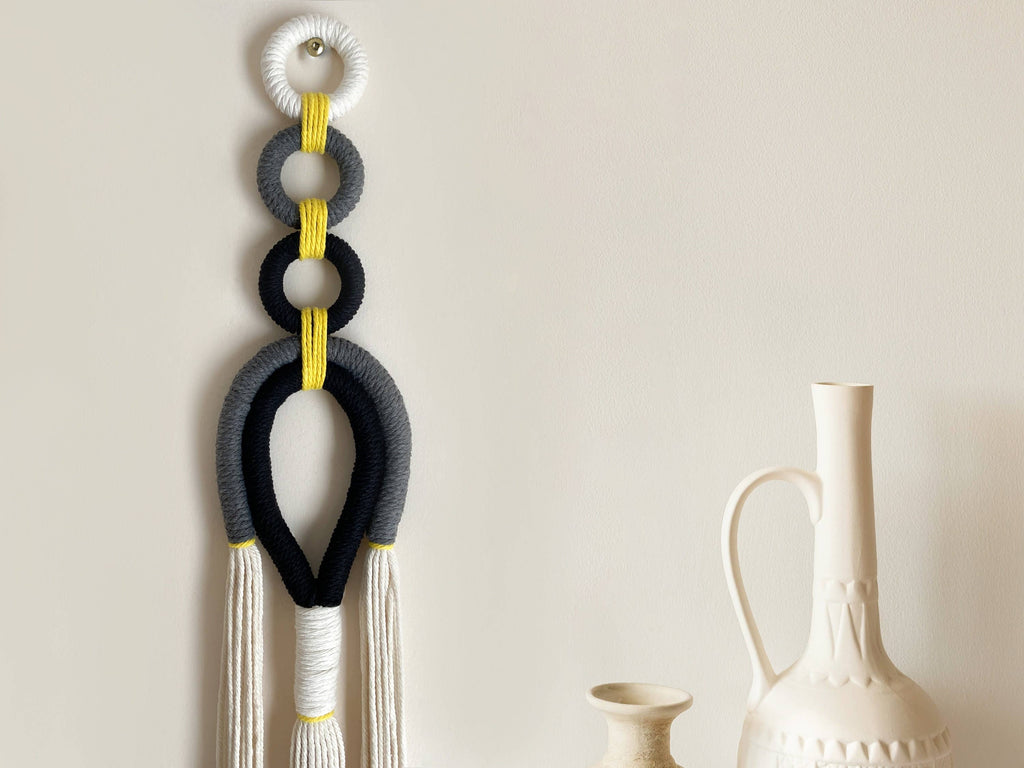 Large Cotton Wrapped Wall Hanging OLF Modern Nomad Home decor store Denver CO Colorado