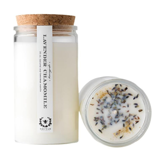 Lavender Chamomile: Apothecary Candle (Calming) Nectar Republic Modern Nomad Home decor store Denver CO Colorado