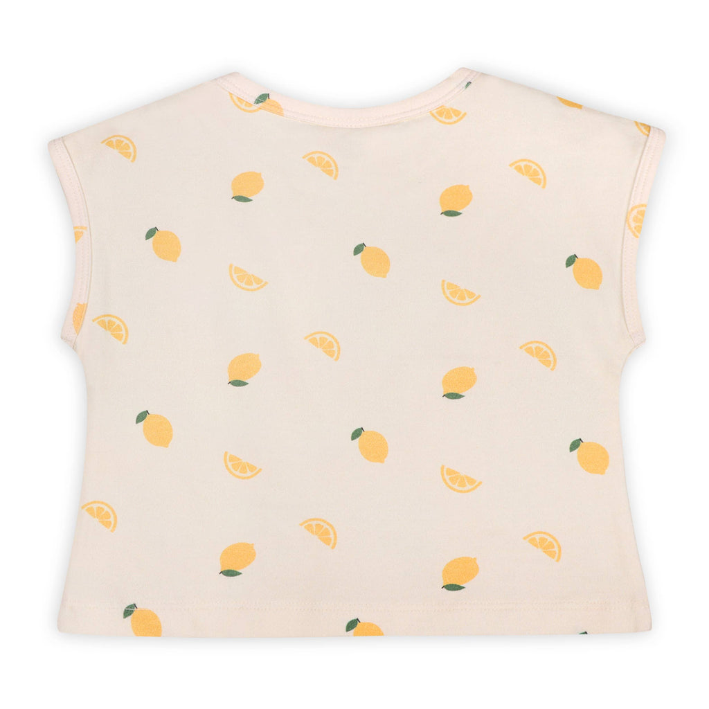 Lemon Baby Tee Top & Shorts Set Viverano Organics Modern Nomad Home decor store Denver CO Colorado