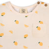 Lemon Baby Tee Top & Shorts Set Viverano Organics Modern Nomad Home decor store Denver CO Colorado