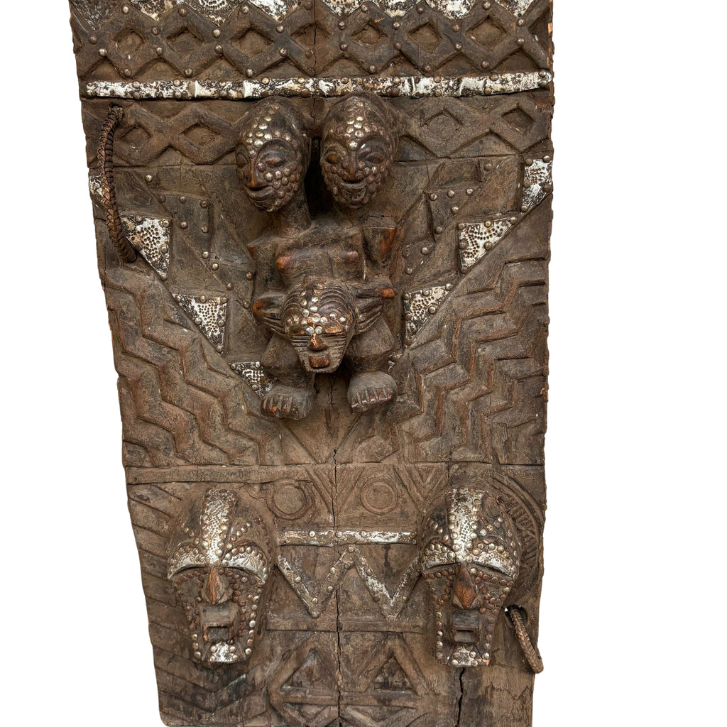 Mid 19th Century Congolese Songye Door front view