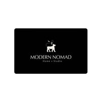 Modern Nomad Home Gift Card Modern Nomad Home Modern Nomad Home decor store Denver CO Colorado