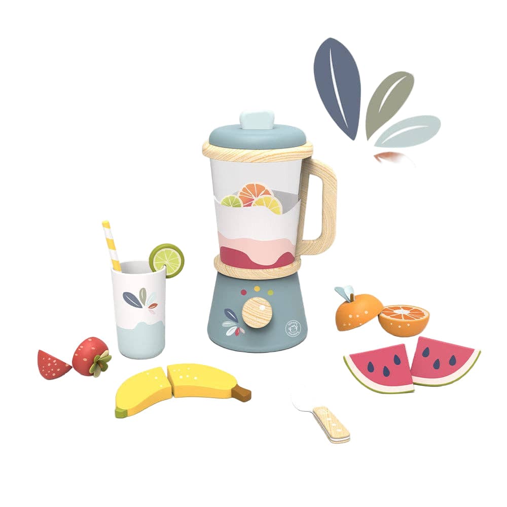 Multicolor Wooden Toy Blender Speedy Monkey Modern Nomad Home decor store Denver CO Colorado