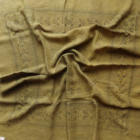 Olive Green & Black Ink Silk Bandana