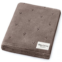 Organic Cotton Pointelle Baby Blanket