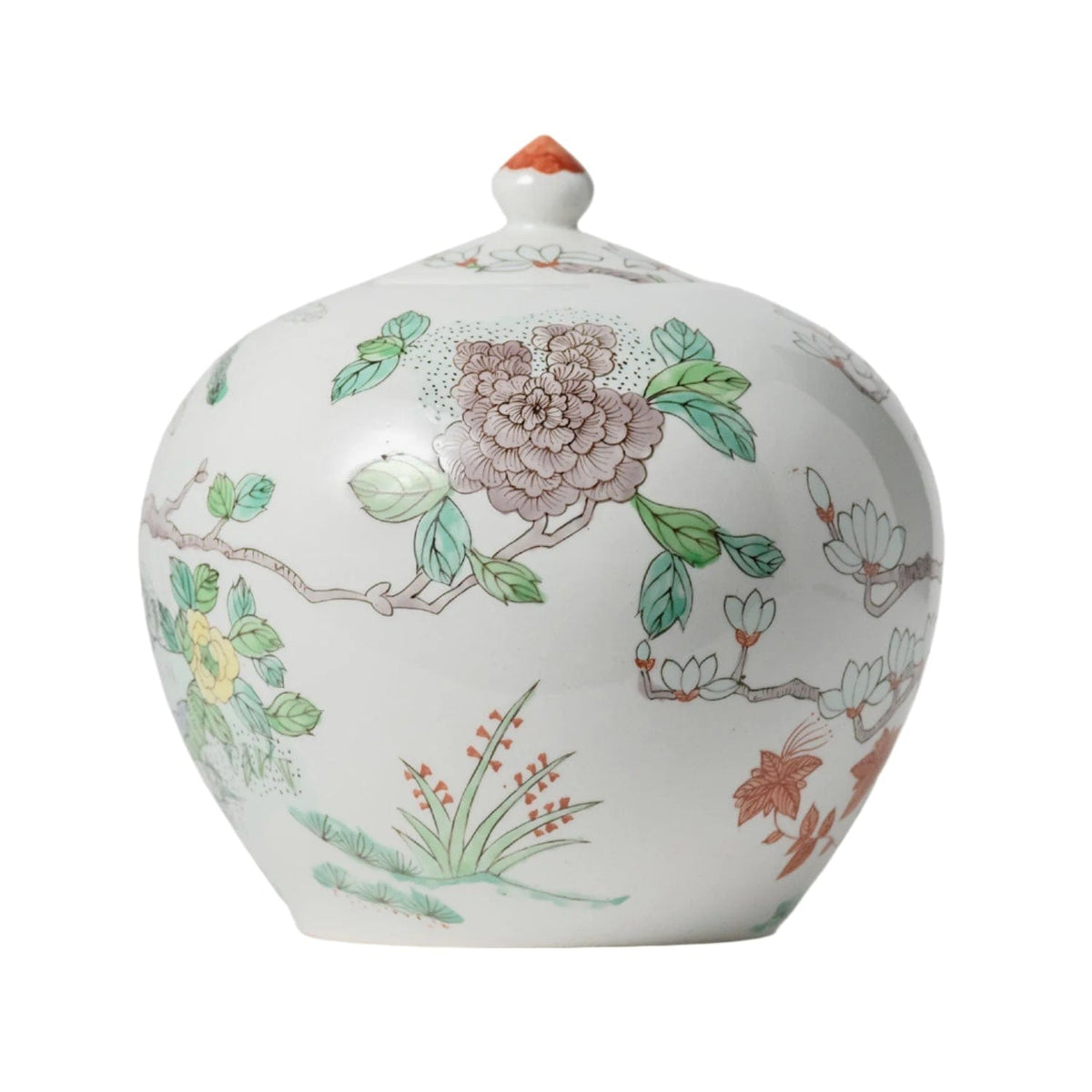 Peacock Famille Rose Porcelain Vase Modern Nomad Home Modern Nomad Home decor store Denver CO Colorado