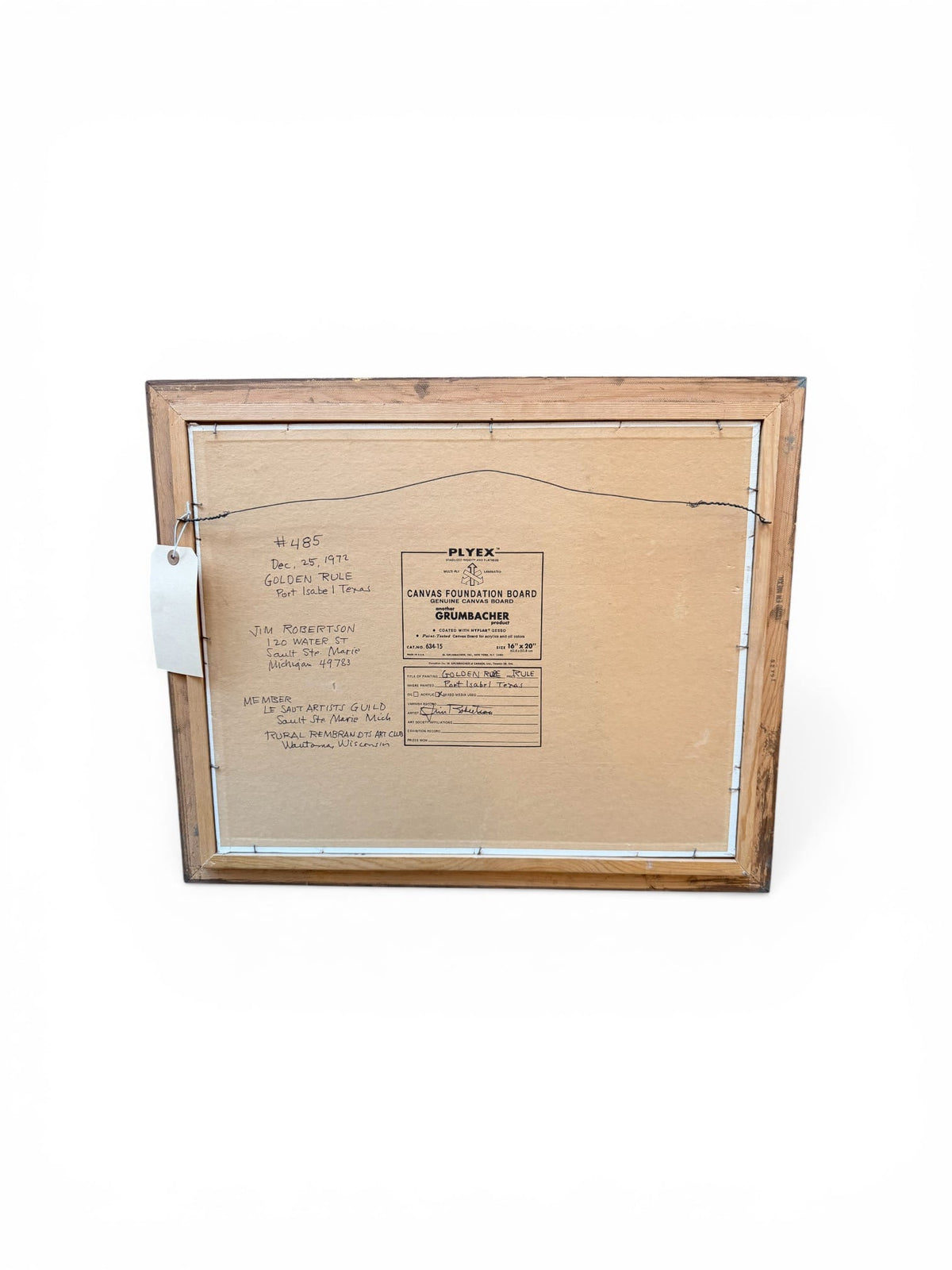 Brandt and Golden Rule by Jim Robertson Framed Painting