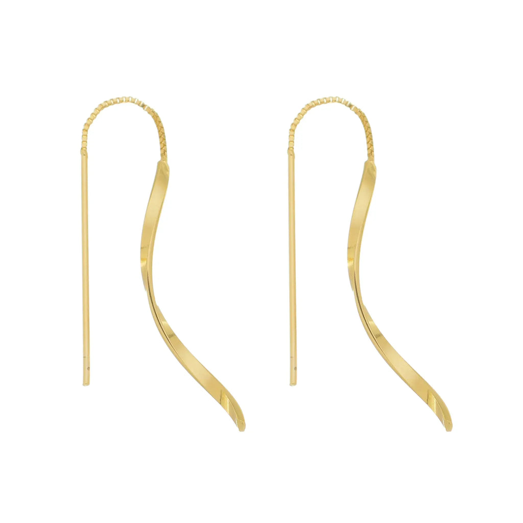 Wavy Thread Earrings Modern Nomad Home Modern Nomad Home decor store Denver CO Colorado