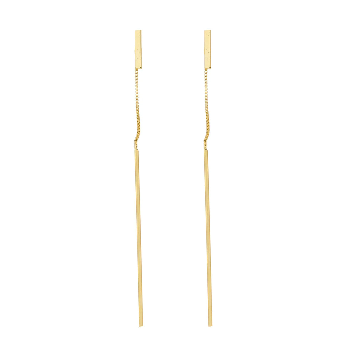 Gold Plated Drop Earring Modern Nomad Home Modern Nomad Home decor store Denver CO Colorado