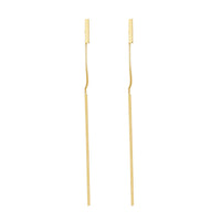 Gold Plated Drop Earring Modern Nomad Home Modern Nomad Home decor store Denver CO Colorado