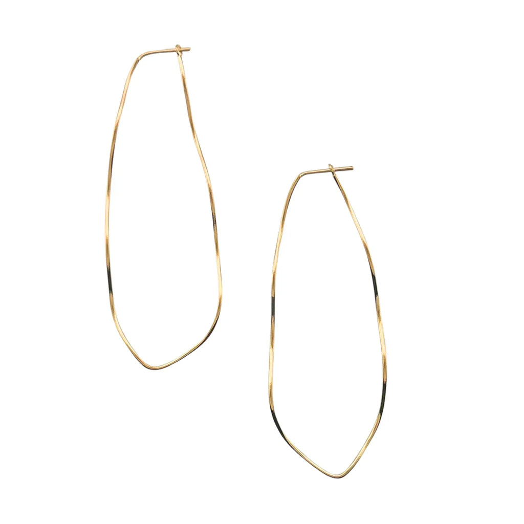 Gold Wavy Earring Modern Nomad Home Modern Nomad Home decor store Denver CO Colorado