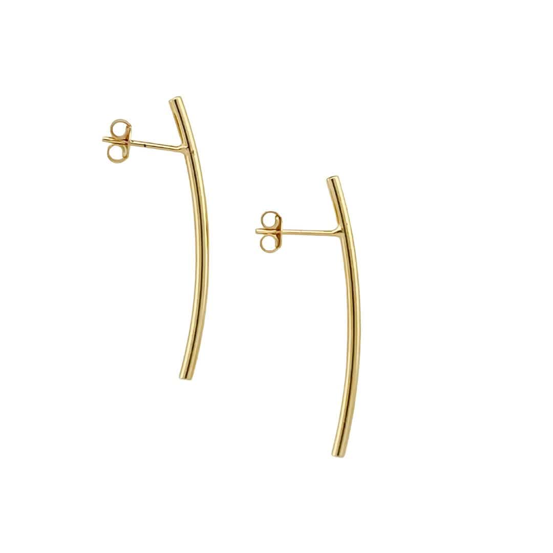 Curved Pin Earrings