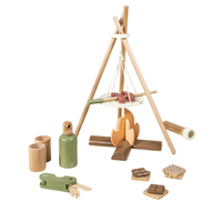 Wooden Camping Playset