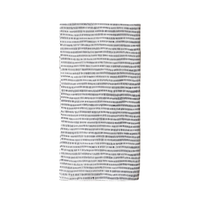 Alice Stripes Black Block Printed Napkins (Set of 4)