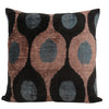 Silk Ikat Velvet Pillow, Modern Nomad Home