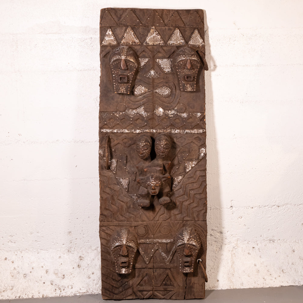 Songye Carved Wood Door | Democratic Republic of Congo
