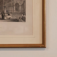 Street in Sion. - Valais. Framed Print