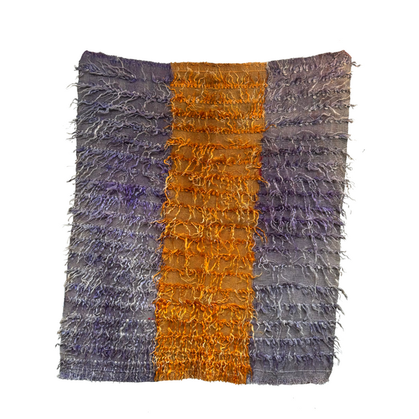 Tulu Filikli Kilim Rug purple and orange