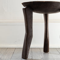 Vintage African Hand Carved Stool