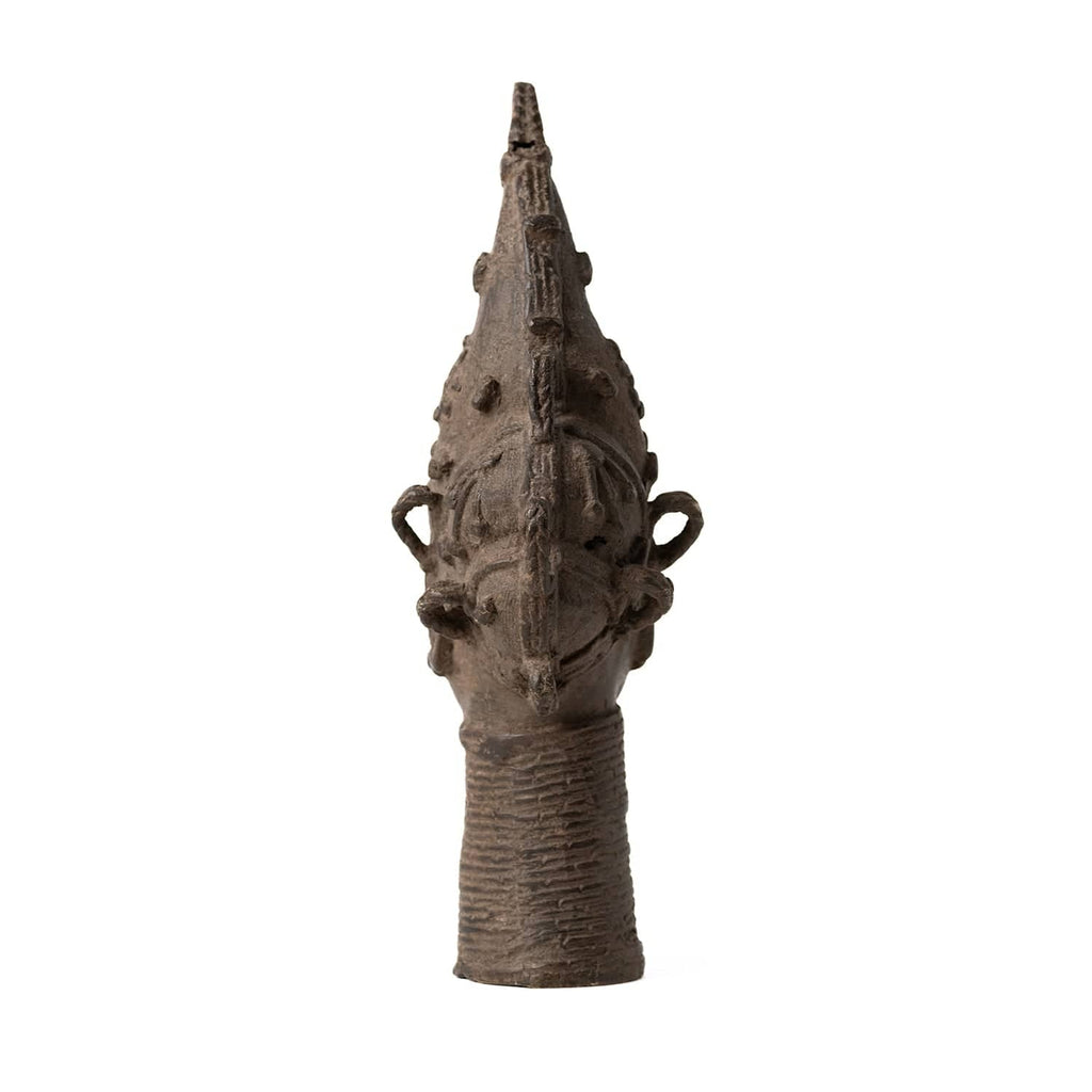 Benin Bronze Portrait Figure Modern Nomad Home Modern Nomad Home decor store Denver CO Colorado