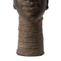 Benin Bronze Portrait Figure Modern Nomad Home Modern Nomad Home decor store Denver CO Colorado