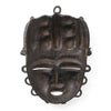 Senufo African bronze mask – profile view