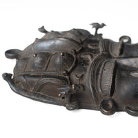West African Senufo mask – sculptural side view