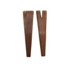 10’’ Walnut Wood Salad Server Set - Kitchen Serving Utensil JBrody & Co. USA Modern Nomad Home decor store Denver CO Colorado