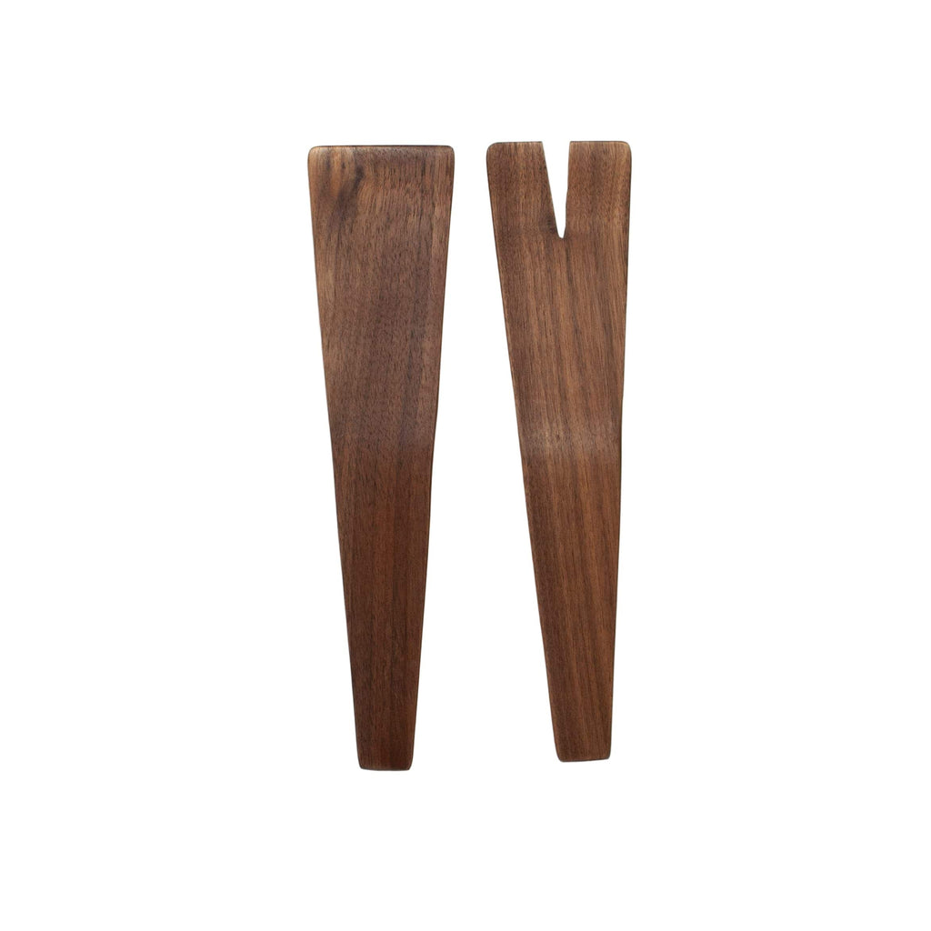 10’’ Walnut Wood Salad Server Set - Kitchen Serving Utensil JBrody & Co. USA Modern Nomad Home decor store Denver CO Colorado