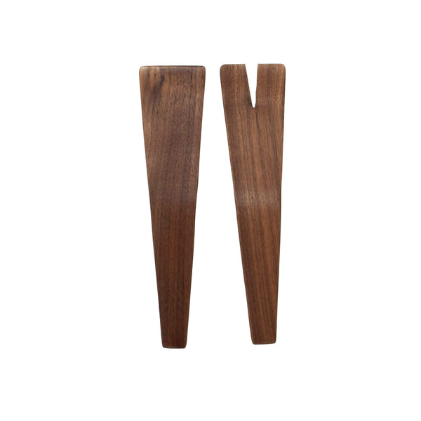 10’’ Walnut Wood Salad Server Set - Kitchen Serving Utensil JBrody & Co. USA Modern Nomad Home decor store Denver CO Colorado