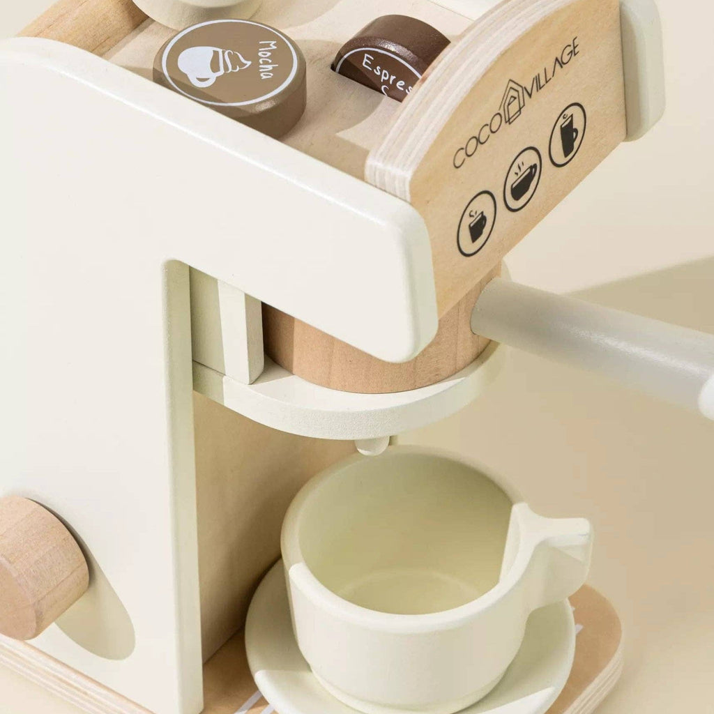 Wooden Coffee Maker Set - Foam Coco Village Modern Nomad Home decor store Denver CO Colorado