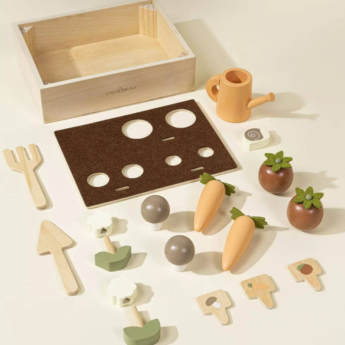Wooden Gardening Playset and Accessories Coco Village Modern Nomad Home decor store Denver CO Colorado