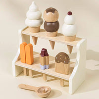 Wooden Ice Cream Stand Set Coco Village Modern Nomad Home decor store Denver CO Colorado