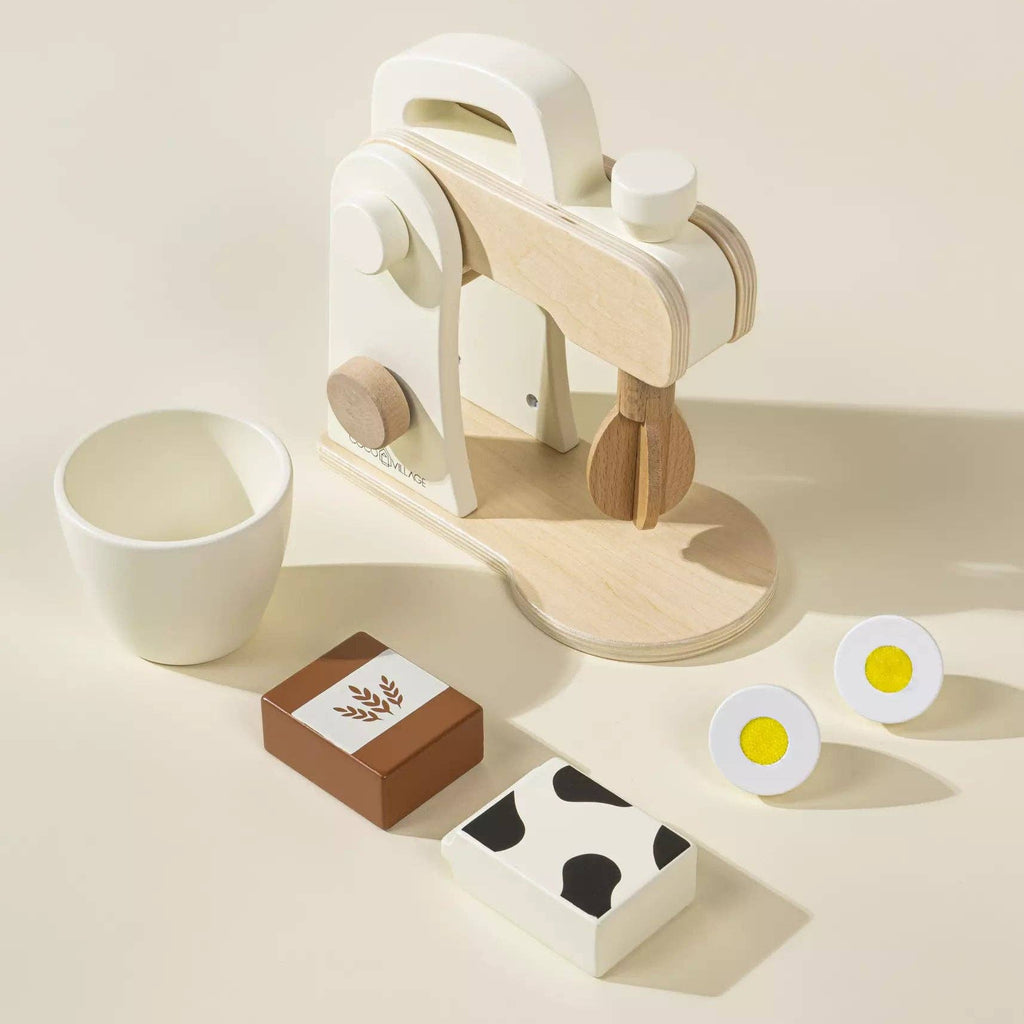 Wooden Mixer Set Coco Village Modern Nomad Home decor store Denver CO Colorado