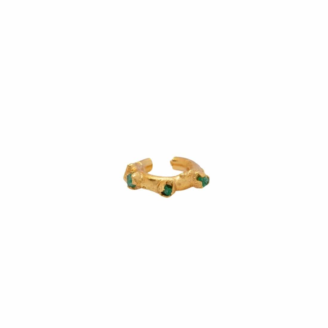 Xiua Emerald Earcuff FAOBA JOYAS Modern Nomad Home decor store Denver CO Colorado