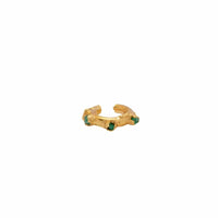 Xiua Emerald Earcuff FAOBA JOYAS Modern Nomad Home decor store Denver CO Colorado