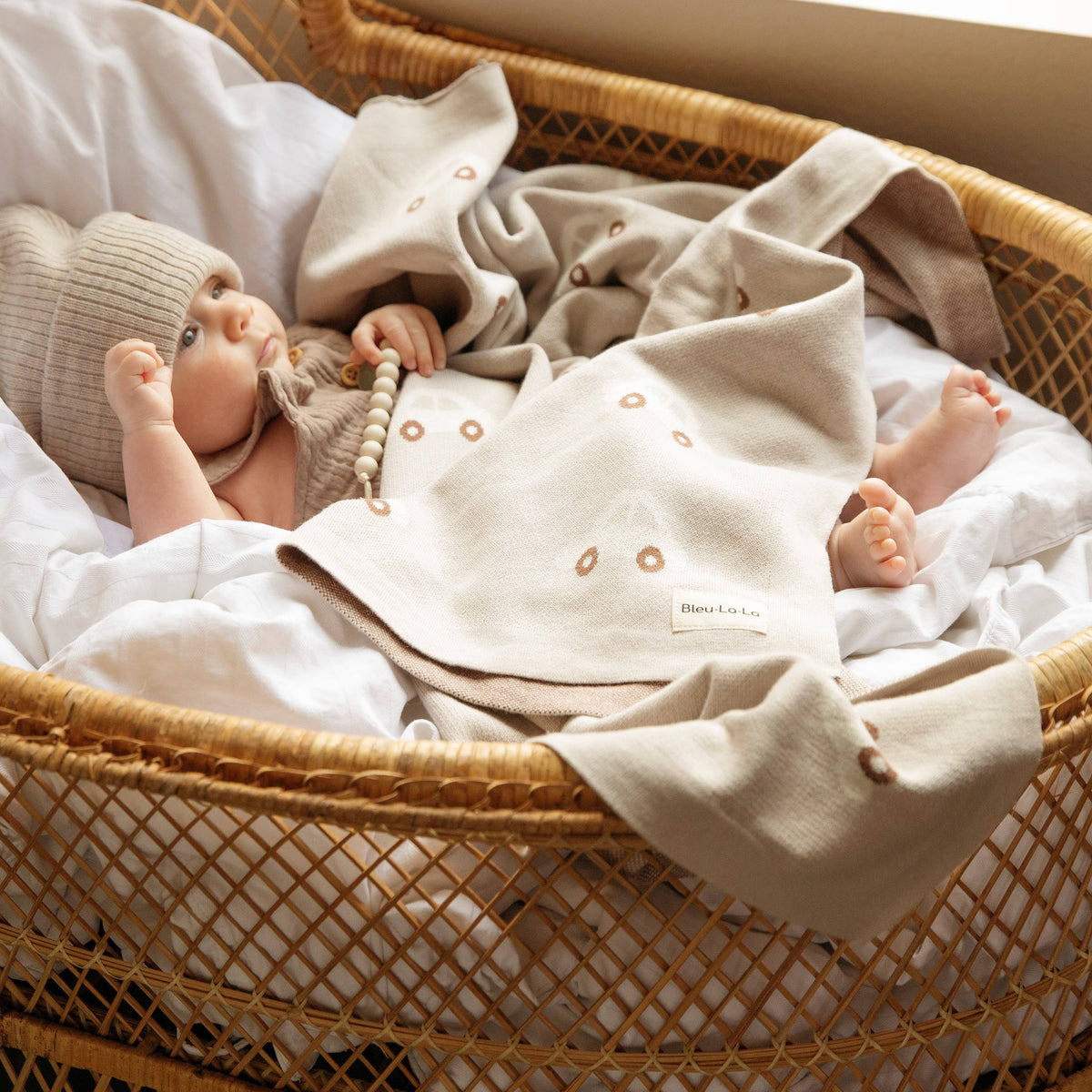 Cotton Swaddle Baby Blanket (Cars)